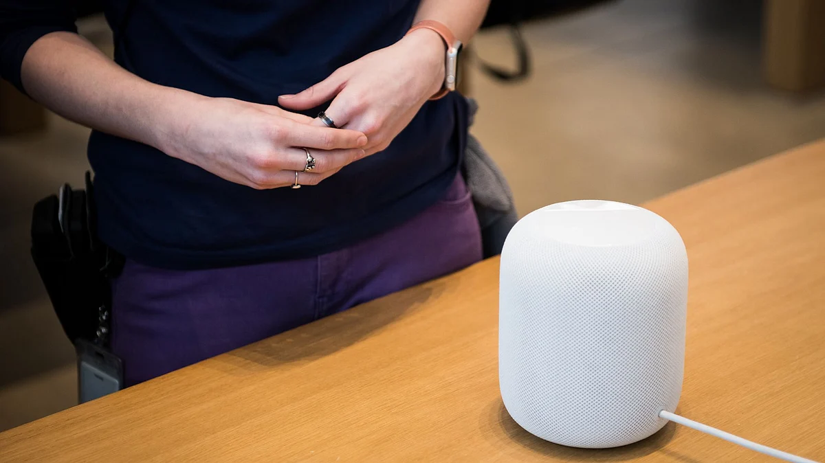 Apple’s HomePod speaker.