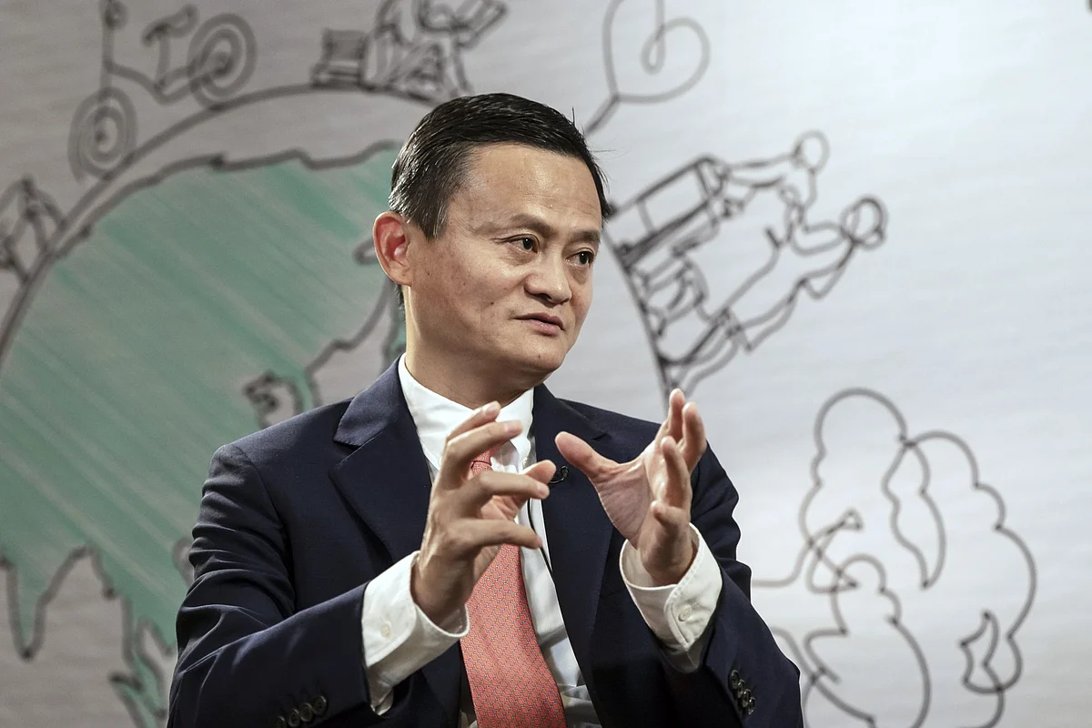 Jack Ma, chairman of Alibaba Group Holding Ltd., speaks during a Bloomberg Television interview on the sidelines of the Xin Philanthropy Conference in Hangzhou, China, on Wednesday, Sept. 5, 2018. Ma said he is dedicating more of his time and fortune to philanthropy with the creation of a foundation in his own name focused on education, following in the footsteps of fellow billionaire Bill Gates. Ma, who turns 54 on Monday, has a net worth of more than $40 billion according to the Bloomberg Billionaires Index.