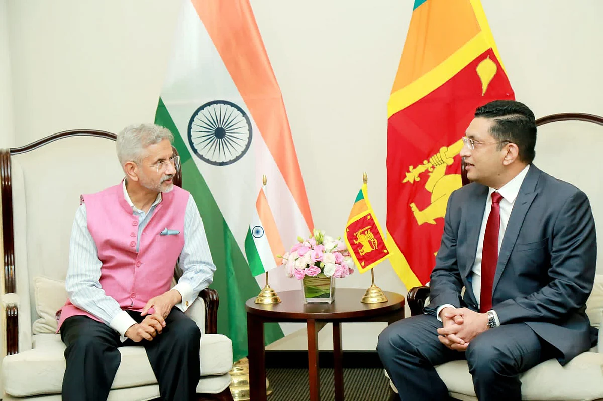 <div class="paragraphs"><p>India's Minister Of External Affairs S. Jaishankar (left) and Sri Lanka's Foreign Minister Ali Sabry.</p><p>(Source: Twitter handle of S. Jaishankar)</p></div>