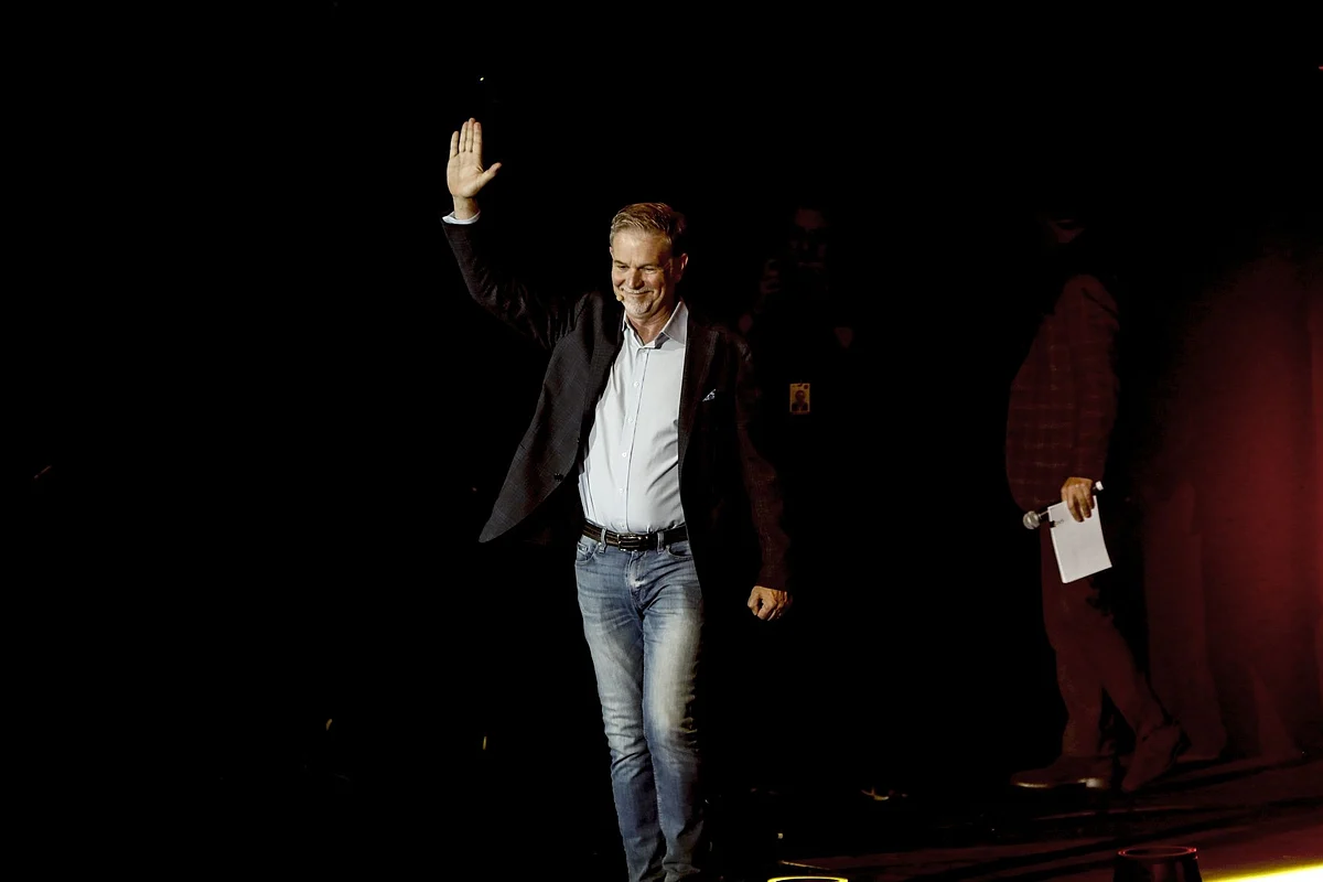 Reed Hastings, Netflix President and founder, arrives to the Annual Telmex-Telcel Foundation Meeting in Mexico City, Mexico, on Friday, Sept. 6, 2019. The annual meeting brings together ten thousand scholars from Telmex-Telcel Foundation to listen and interact with promeinet Mexican and foreign personalities from various fields and specialties. Photographer: Alejandro Cegarra/Bloomberg