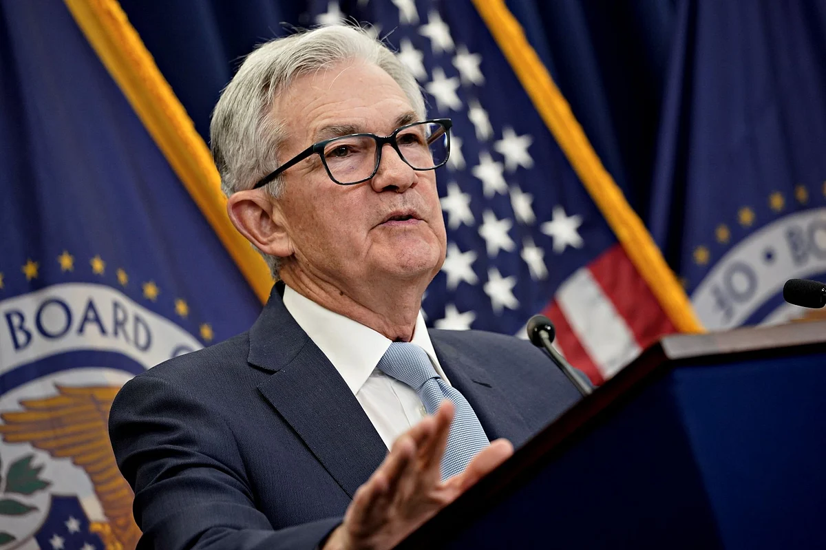 Jerome Powell, chairman of the US Federal Reserve, speaks during a news conference following a Federal Open Market Committee (FOMC) meeting in Washington, DC, US, on Wednesday, Dec. 14, 2022. The Federal Reserve downshifted its rapid pace of interest-rate hikes while signaling that borrowing costs, now the highest since 2007, will rise more than investors anticipate as central bankers seek to ensure inflation keeps cooling.