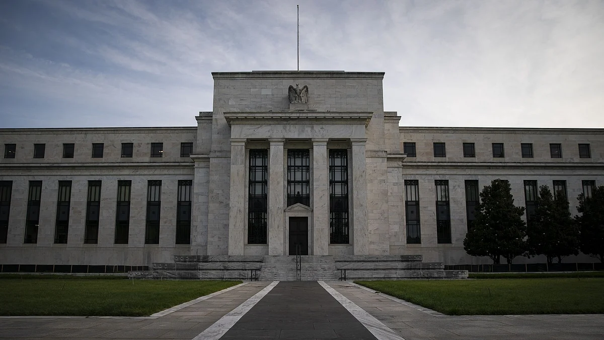 The Marriner S. Eccles Federal Reserve building in Washington, D.C., US, on Wednesday, July 6, 2022. The Federal Reserve will unveil details of what policy makers debated last month that may shed light on how they view the near-term path for interest rates amid surging inflation and signs of a slowing economy.