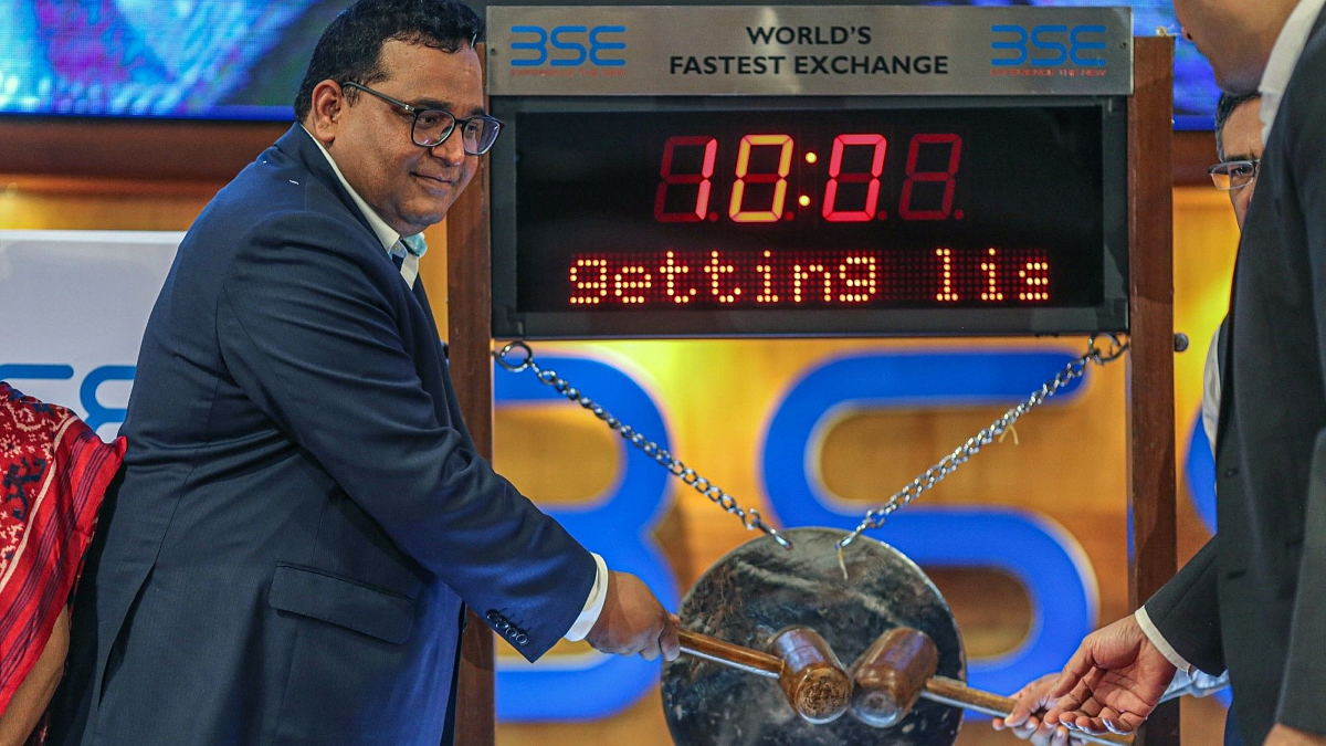 <div class="paragraphs"><p>Paytm founder Vijay Shekhar Sharma during the company's listing ceremony at the BSE in November 2021. (Photo: BQ Prime)</p></div>