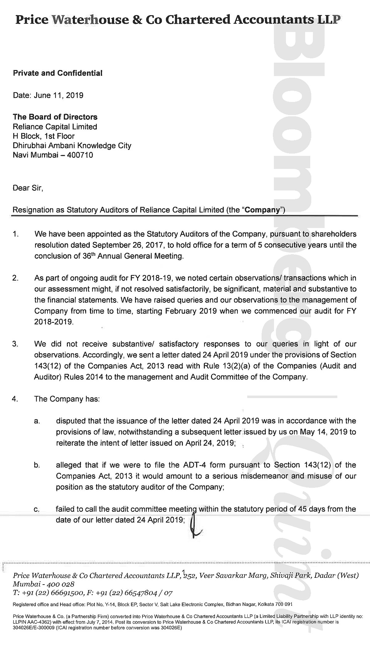 Resignation Letter Hdb Financial Services Hdb Financial Services