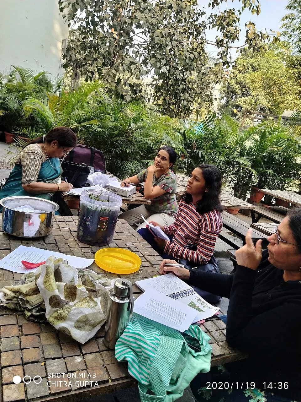 A workshop in progress