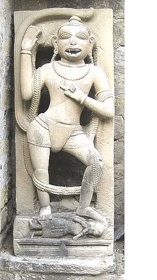 Hanuman crushing Panouti