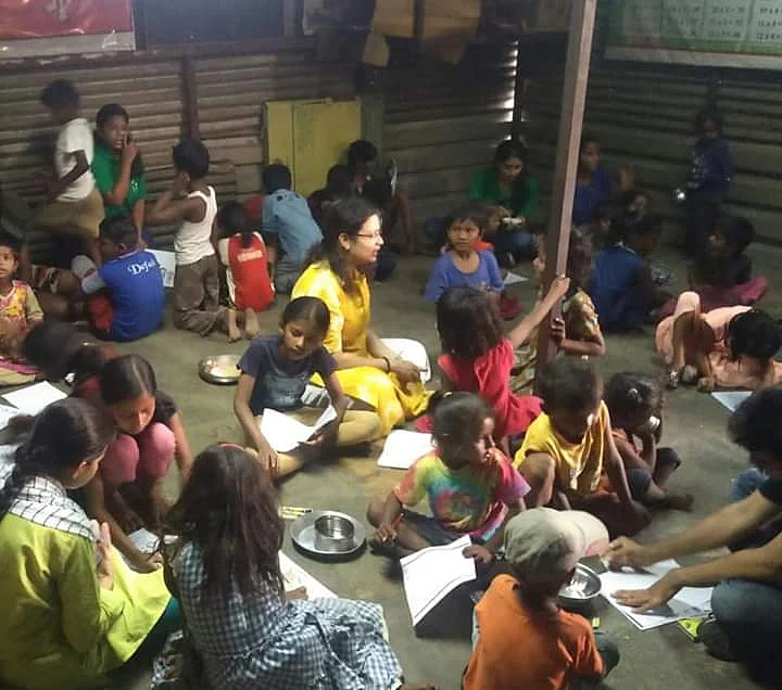 Feeding and teaching go hand in hand at the Robin Hood Army Academy