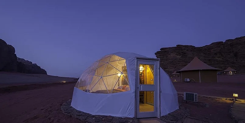 Camping at Wadi Rum, Jordan