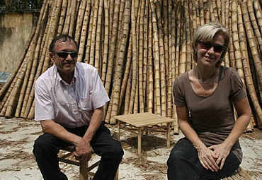 Karen and David Mintz of Satz Furniture Company