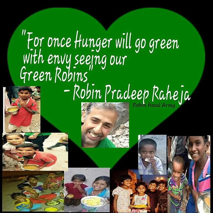Green Heart Robin Pradeep Raheja with his children - spreading smiles