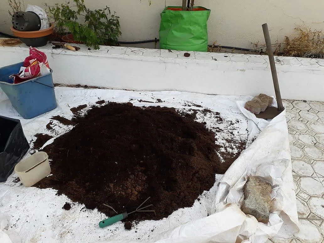 Compost prepared from kitchen waste