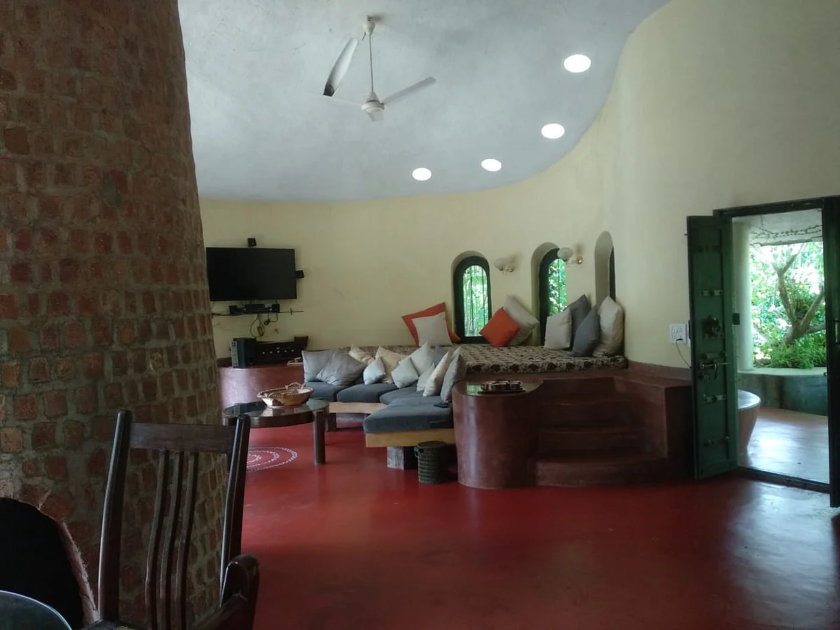 Interior of Eco-Hamlet - a view of the studio room