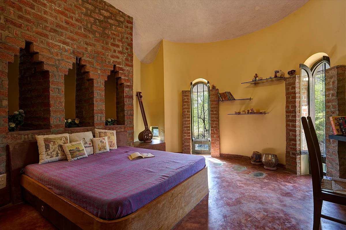 First bedroom at Eco-Hamlet