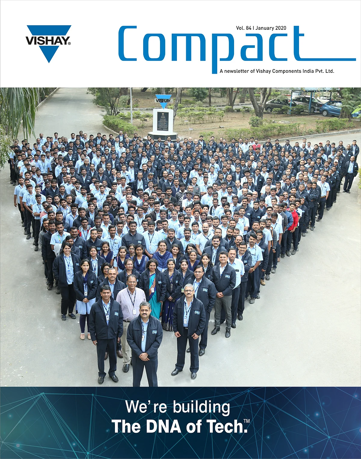 Cover of magazine designed and printed in-house at Sindbaad