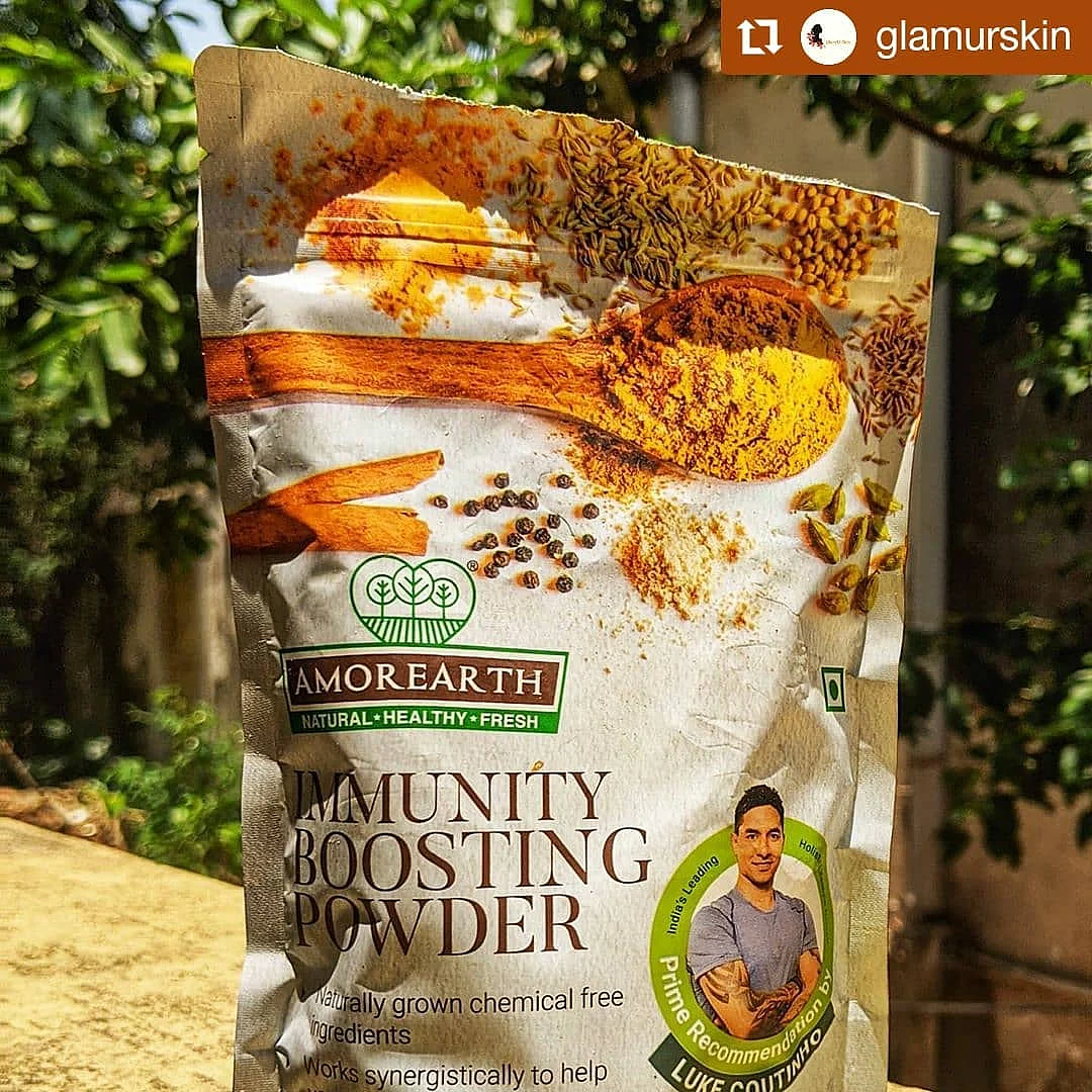 AmoreEarth's 'Immunity boosting powder' is a popular Two Brothers Organic Farm product