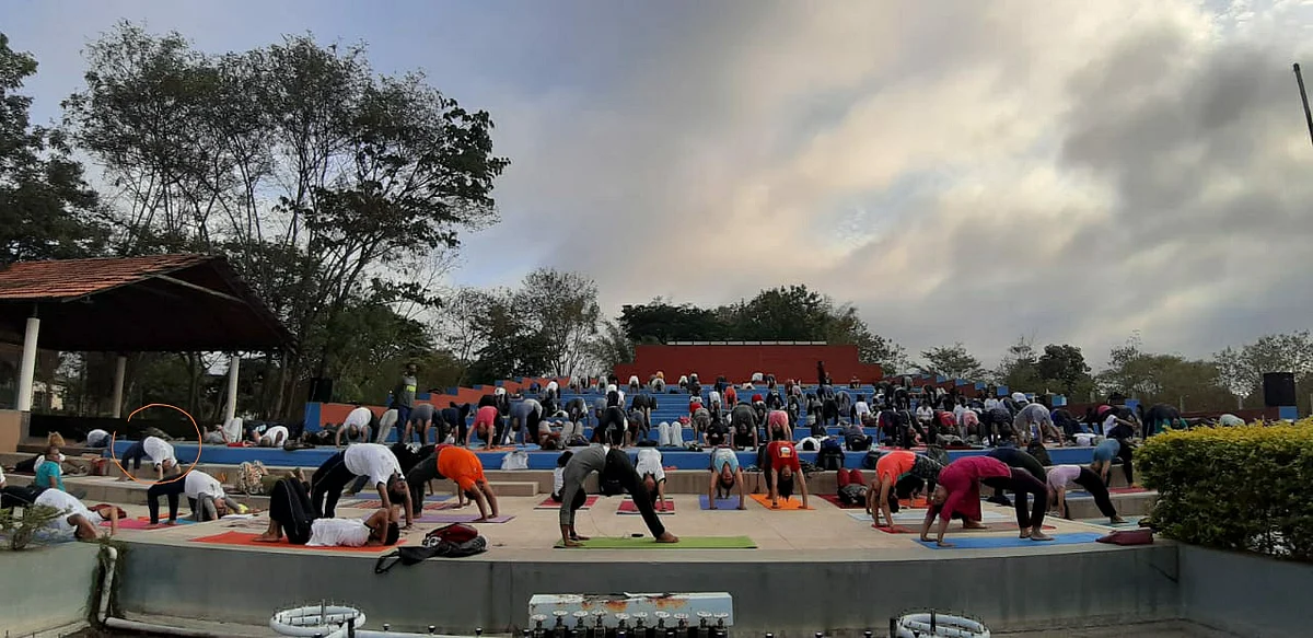 Conducting a yoga retreat