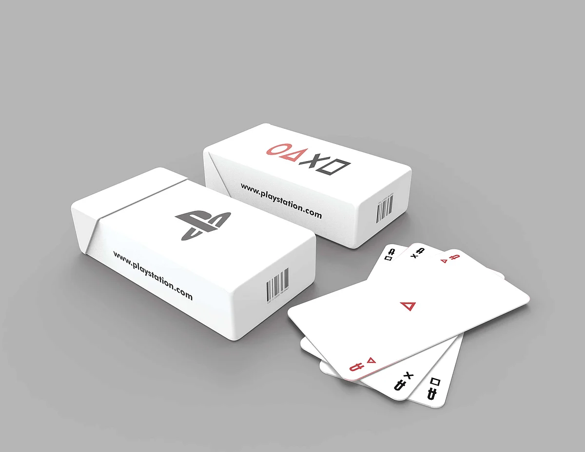 Playing cards for PlayStation