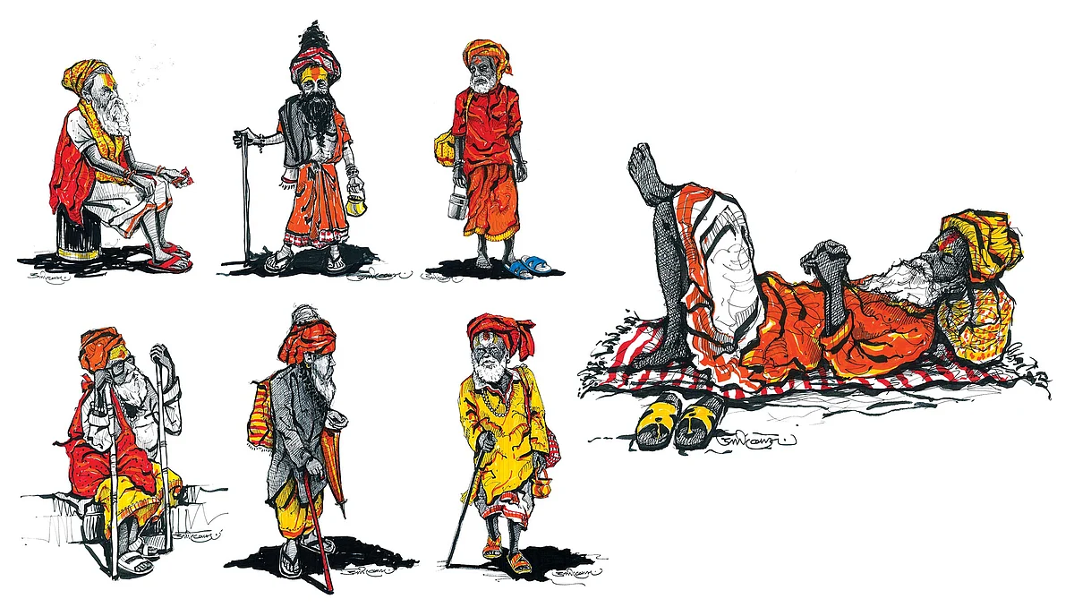 Sadhus of Kumbhmela