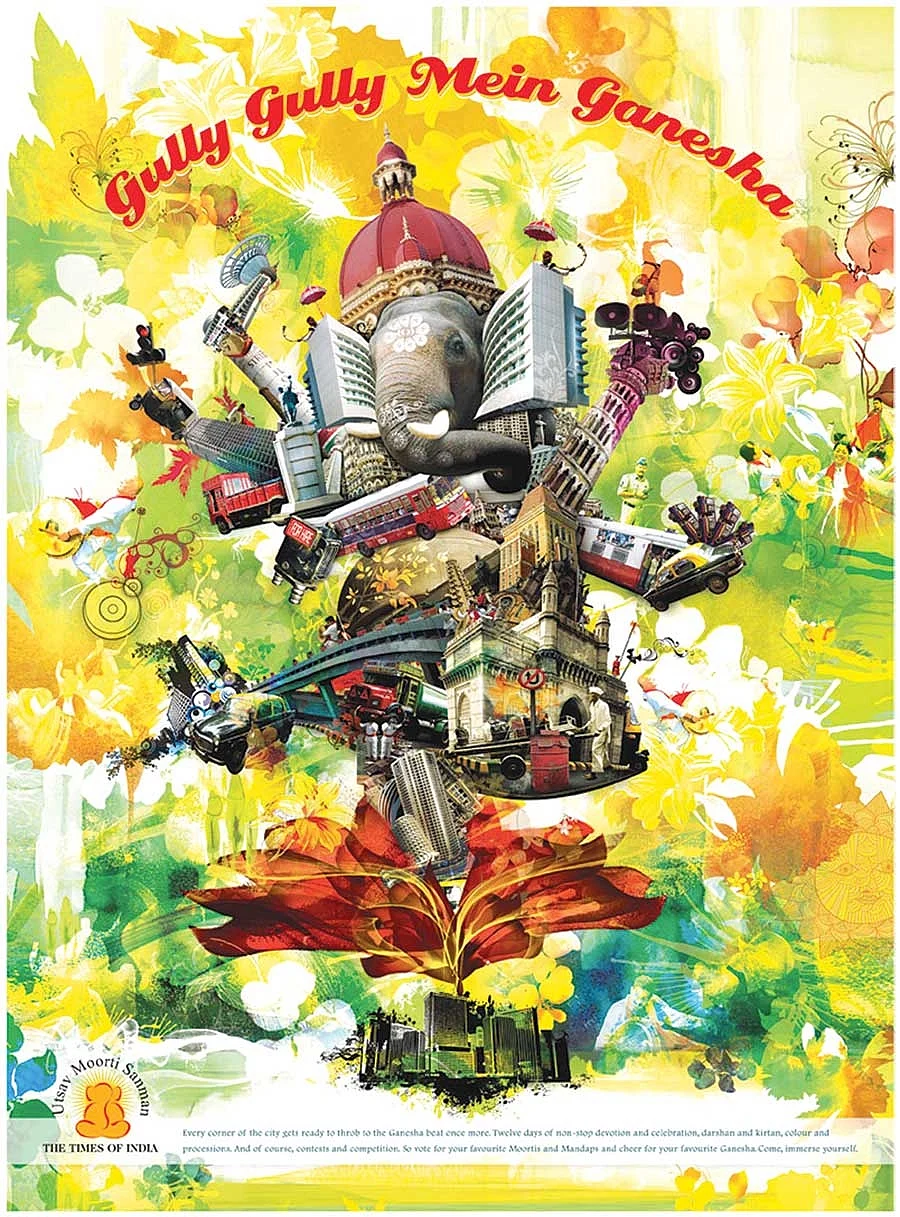 An initiative by the Times of India group, sending out a social message of unity during the Ganesh festival in Mumbai.