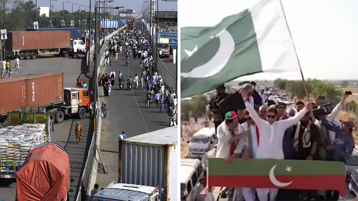 PAKISTAN IMRAN KHAN AZADI MARCH : इमरान खान का आजादी मार्च हुआ हिंसक!