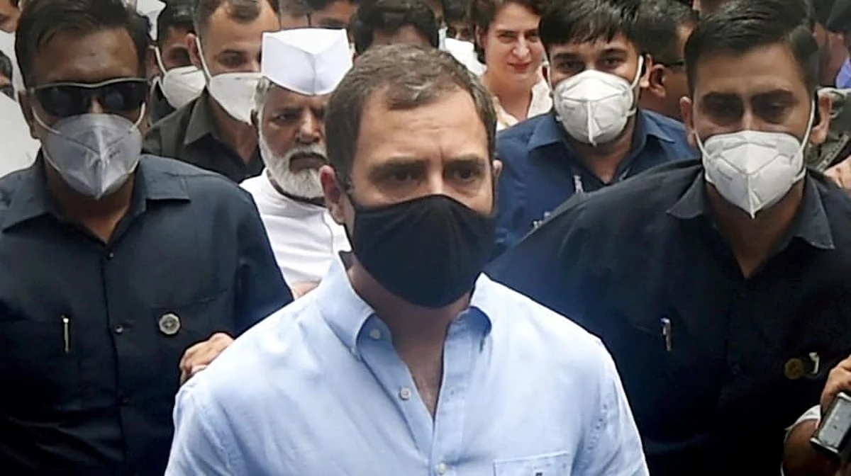 Rahul Gandhi ED Enquiry : राहुल गांधी ED दफ्तर पहुंचे