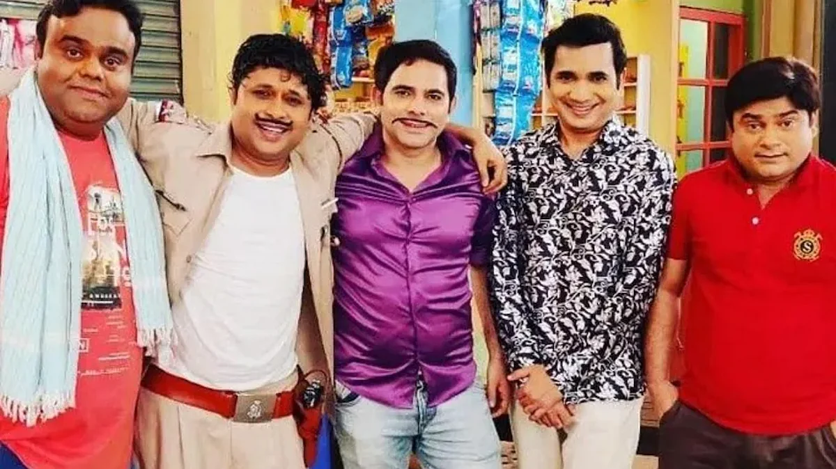 'भाबीजी घर पर हैं' के सेट पर मलखान