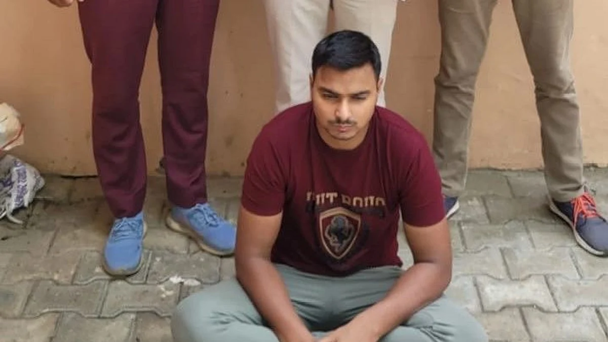 पुलिस हिरासत में आरोपी