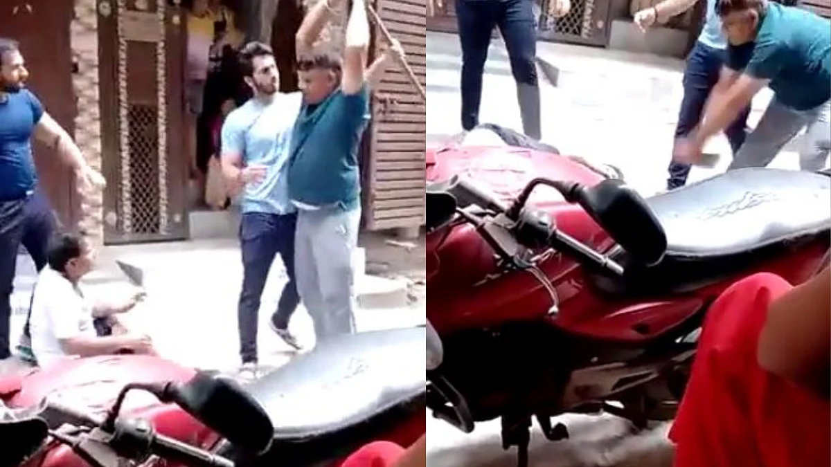 Delhi News: दिल्ली में सरेआम युवक को लाठी डंडों से पीटा गया, देखिए VIDEO