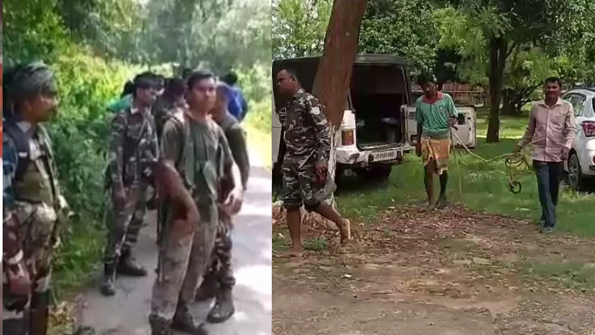 घटनास्थल पर पुलिस