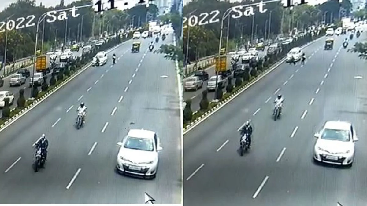 CCTV में कैद हादसा