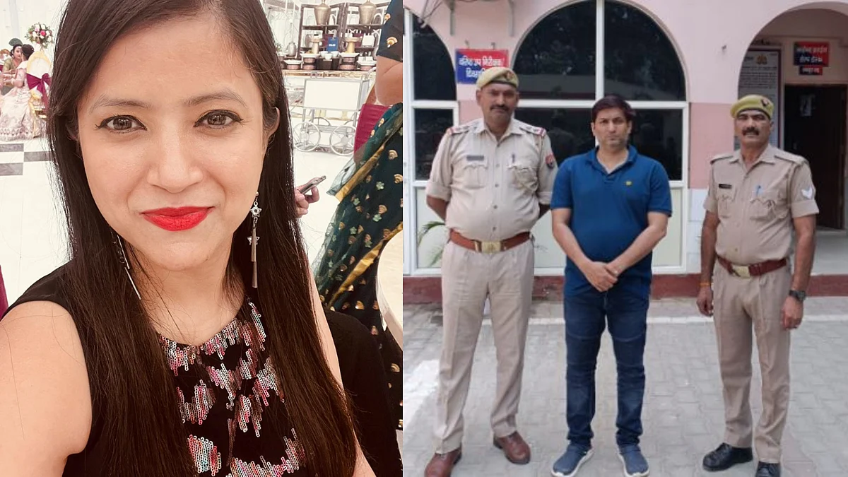 मृतका की फाइल फोटो व आरोपी फर्जी डॉक्टर