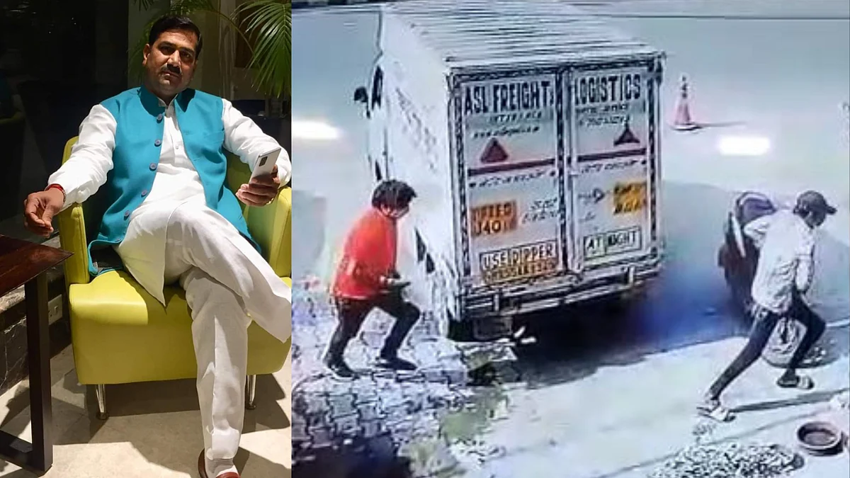 मृतक की फाइल फोटो-सीसीटीवी में आरोपी