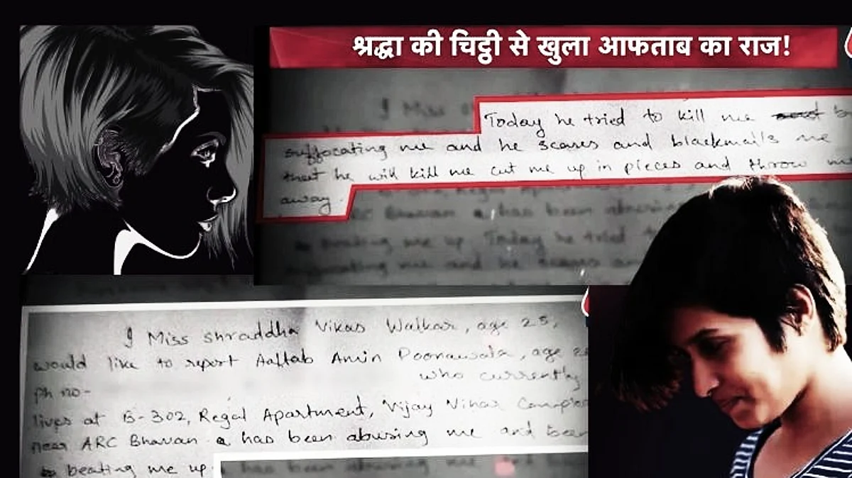 Shraddha murder case Letter