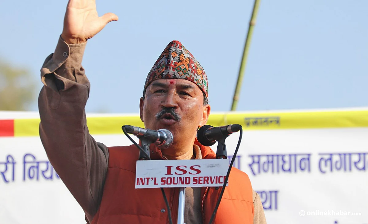 राप्रपाबाट अलग भएको कमल थापाको घोषणा