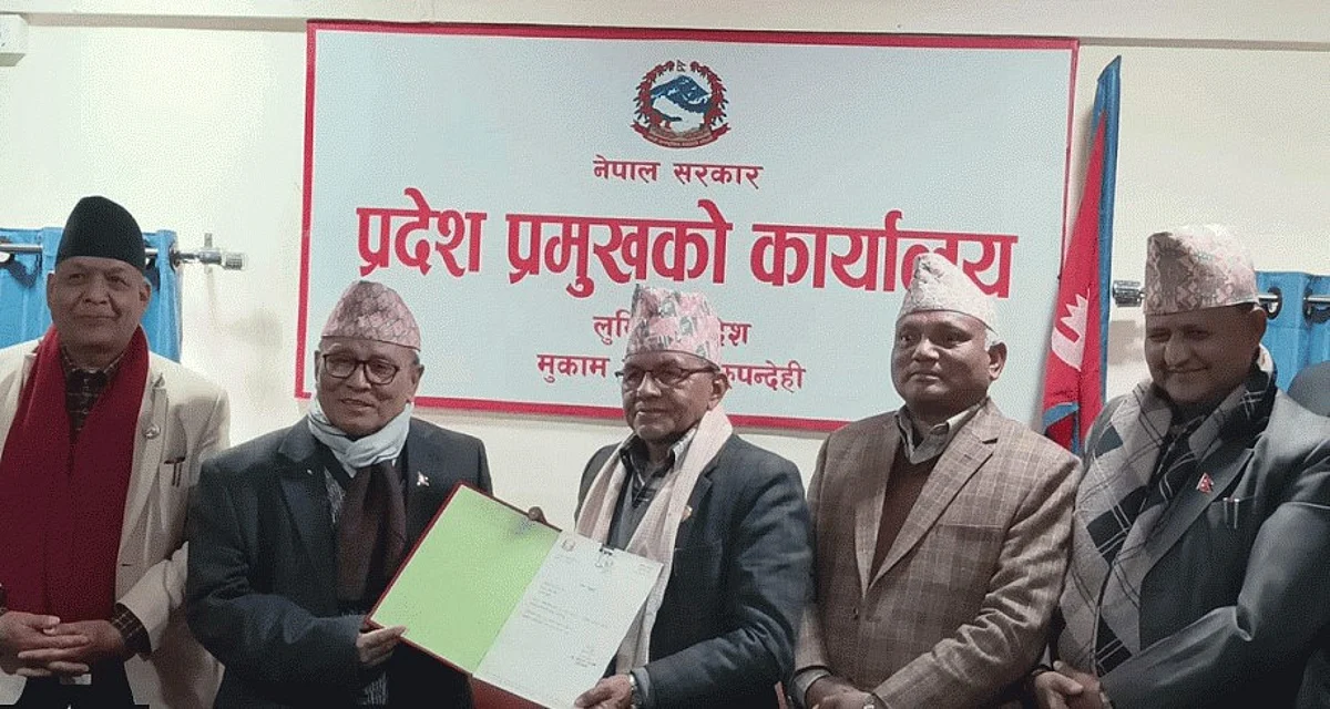 लुम्बिनी प्रदेशको मुख्यमन्त्रीमा एमालेका लीला गिरी नियुक्त