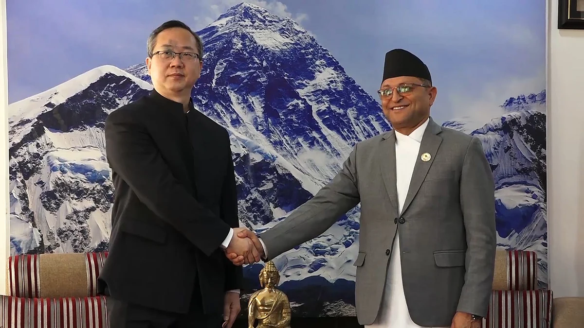 राष्ट्रिय सभा अध्यक्ष तिमिल्सिना र चिनियाँ राजदुत चेन सङबीच शिष्टाचार भेट