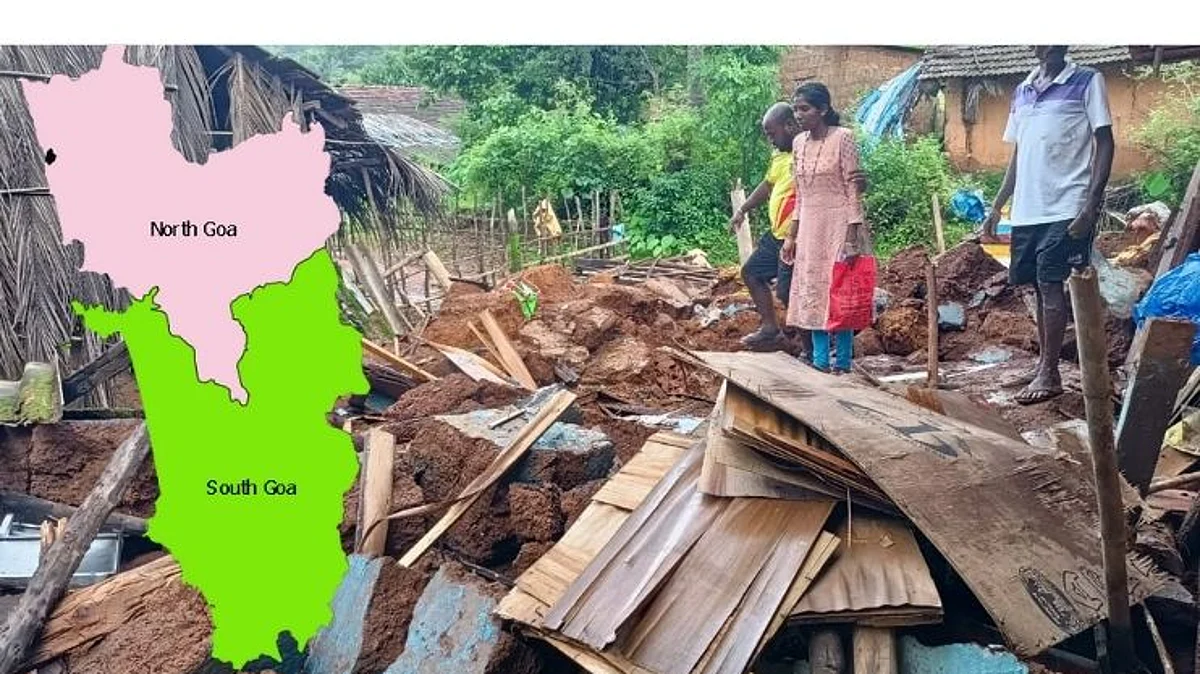 Heavy rains in Goa has caused huge destruction from last few days