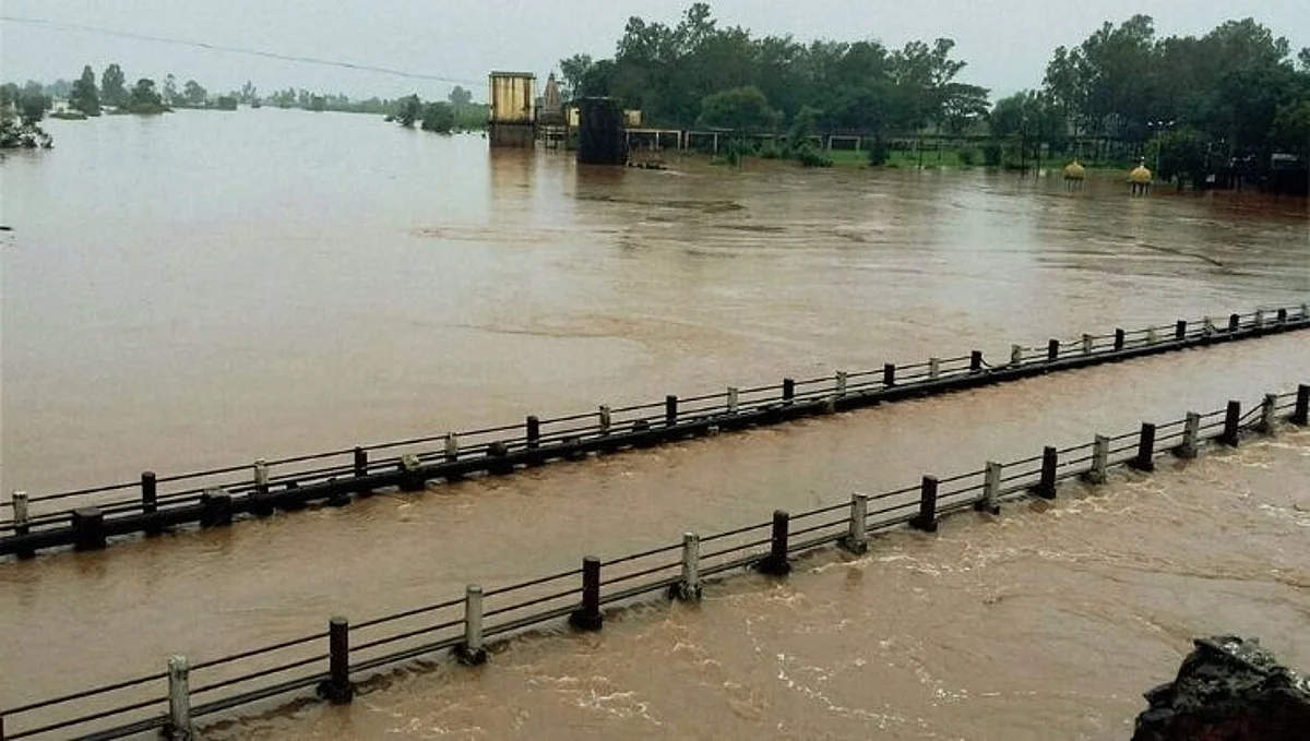 Kolhapur:पंचगंगेचे पात्र पुन्हा ओव्हर फ्लो, लोकांना सावधानतेचा इशारा