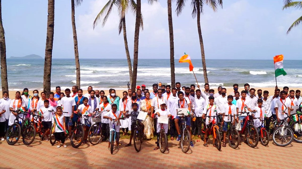 Goa: मुरगाव भाजपतर्फे तिरंगा सायकल रॅलीचे आयोजन