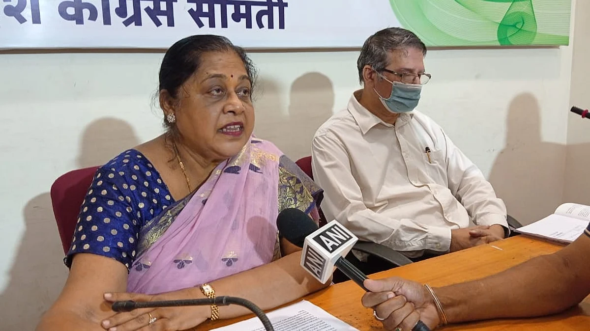 प्रदेश काँग्रेसच्या महिला अध्यक्ष बिना नाईक