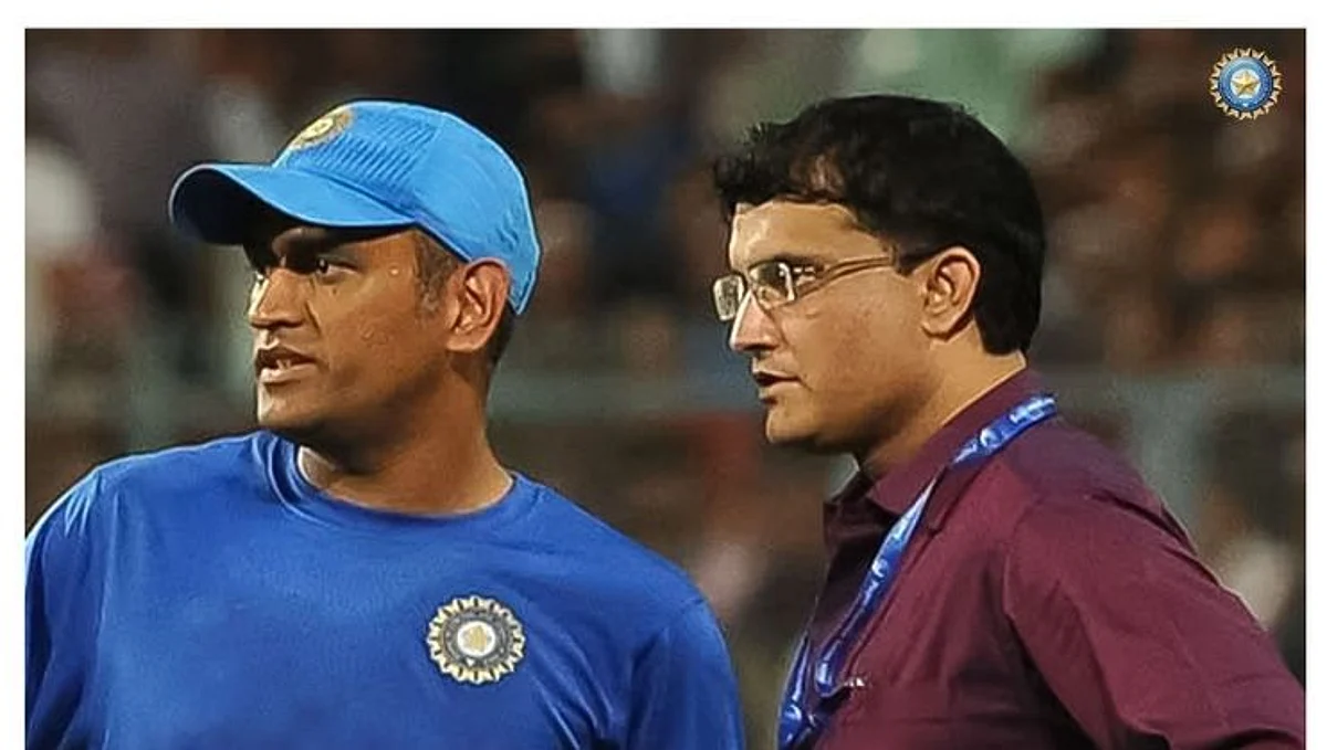 Mahendra Singh Dhoni & Saurabh Ganguly