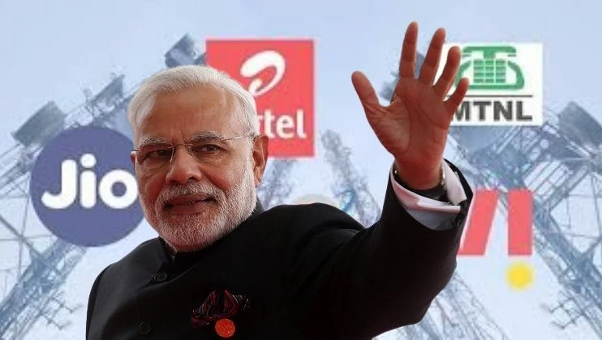 Modi Govt: केंद्र सरकारकडून टेलिकॉम कंपन्यांसाठी मोठी घोषणा
