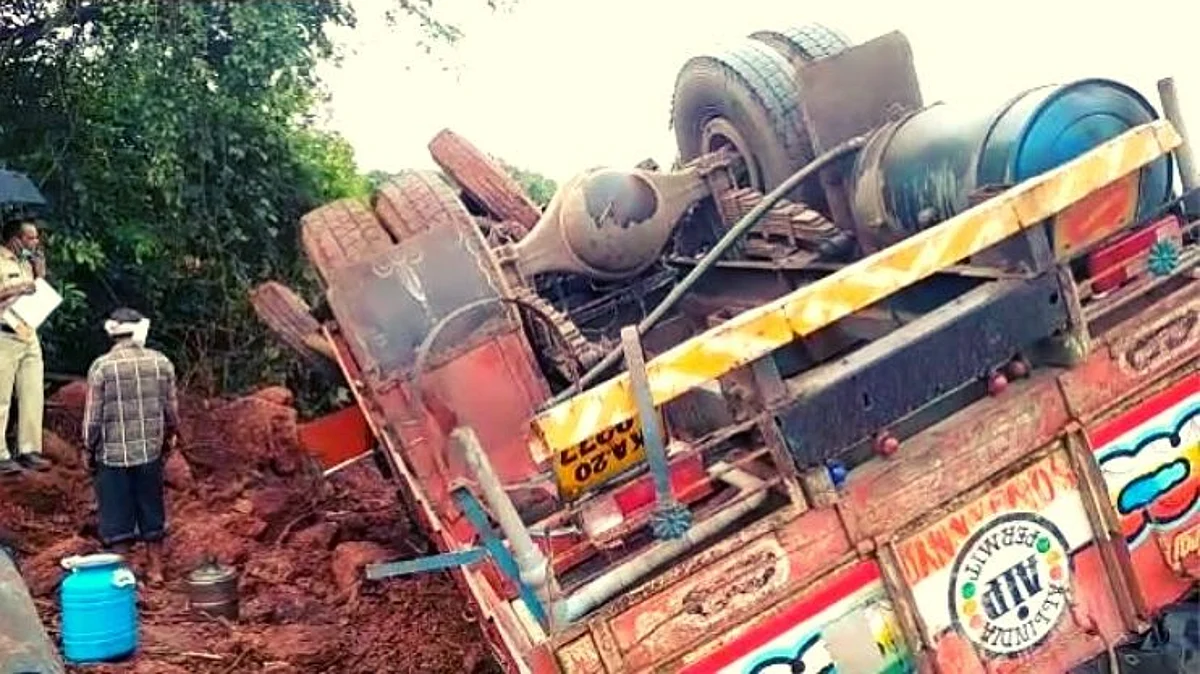Truck Accident in Chorla Ghat