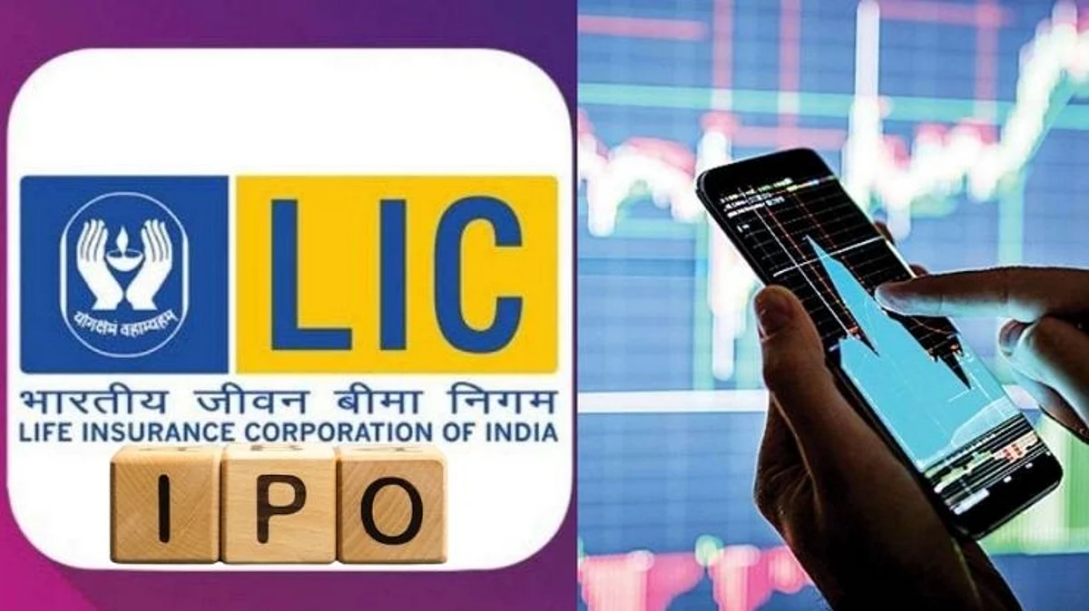 शेअर बाजारात घसरण, ग्रे मार्केटमध्ये LIC IPO चे प्रीमियम दर निम्म्यावर