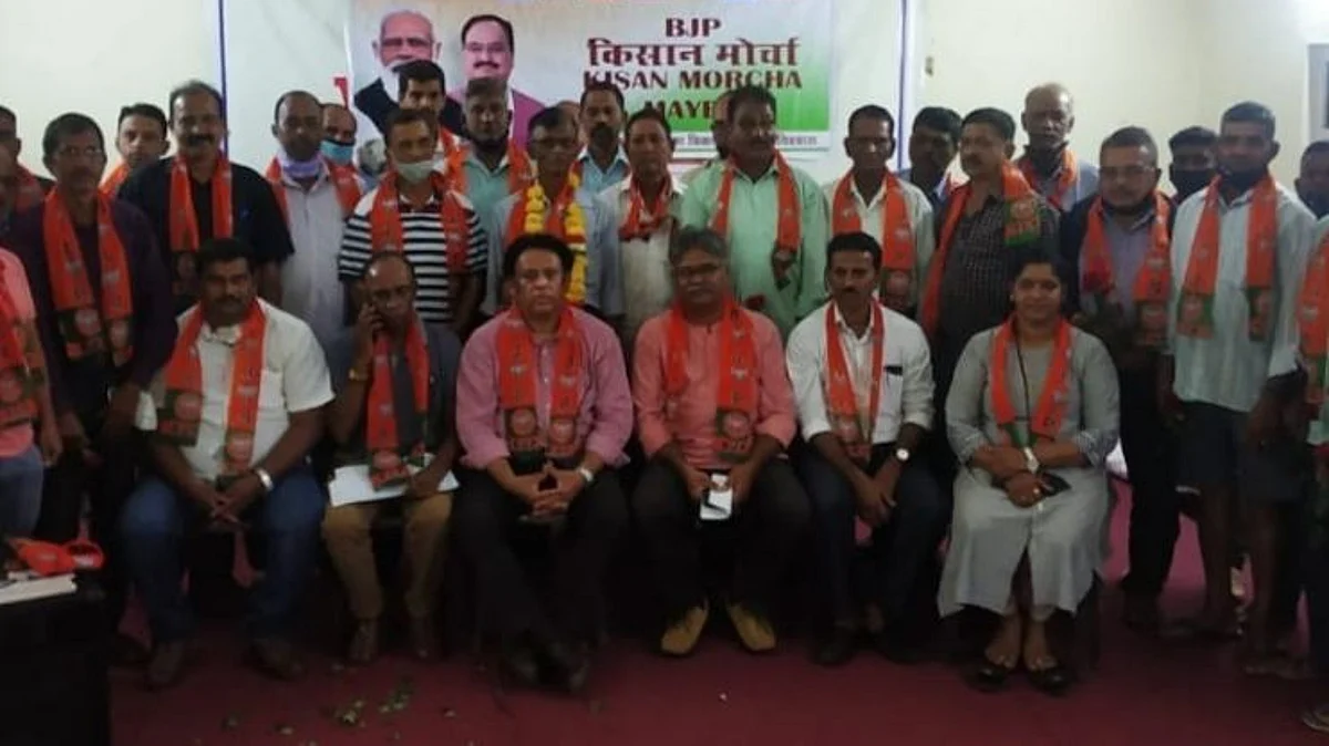मये भाजप किसान मोर्चा अध्यक्षपदी दिनानाथ गावकर यांची नियुक्ती