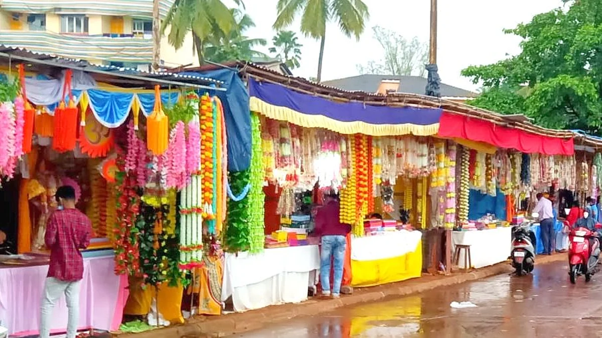 Goa: चतुर्थीच्या तोंडावर पावसाचा कहर
