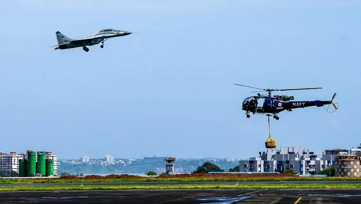 INS Hansa: भारतीय नौदलाच्या हवाईतळाचा हीरक महोत्सव सोहळा संपन्न
