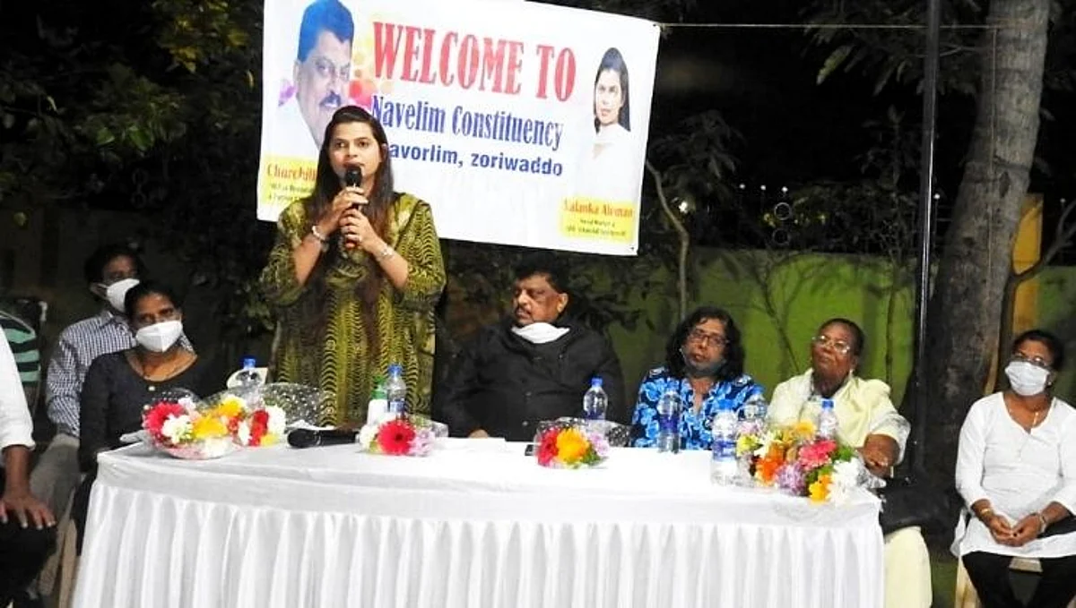 चर्चिल कन्येचा नावेलीतून प्रचार सुरू