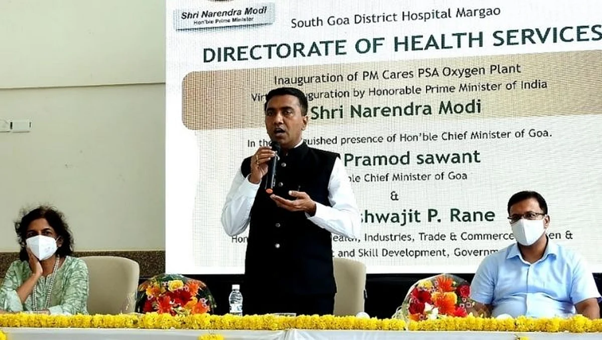 आता गोवा ऑक्सिजनमध्ये स्वयंपूर्ण: मुख्यमंत्री सावंत