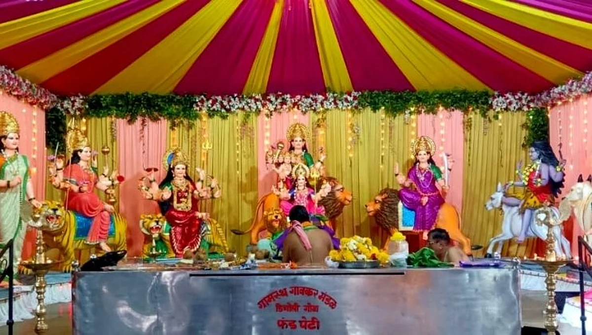 डिचोलीत नवरात्रोत्सवाला उत्साहात प्रारंभ